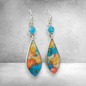 Colorful Boho Earrings, Bali Earrings