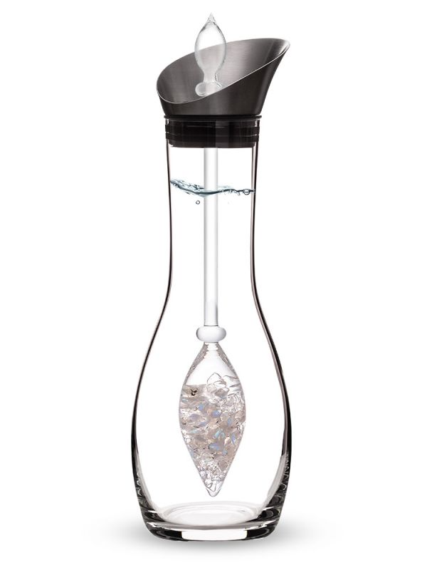 VitaJuwel Gemstone Vial-- Luna (Moonstone & Clear Quartz)