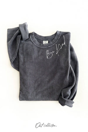 BE KIND Thermal Vintage Pullover