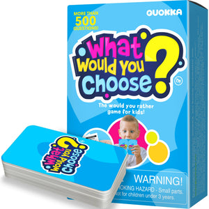 What Would You Choose Kids & Family Card Quiz Game