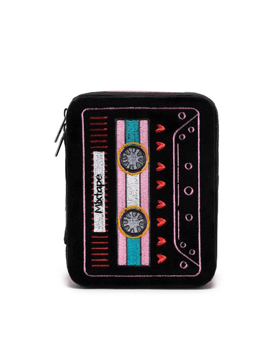 Mixtape Cassette Velvet Jewelry Case