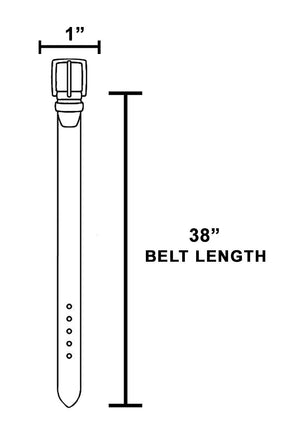 Alligator Skin Detail Vegan Leather Belt