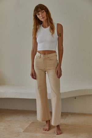 Knit Seamless Ribbed Round Neck Tank Top