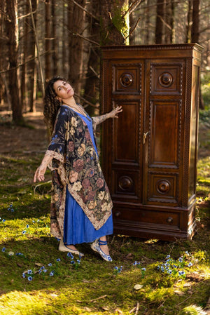 Lionheart Bohemian Goddess Starduster Kimono with botanicals