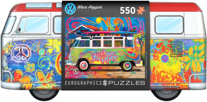 VW Bus Wave Hopper Tin Puzzle, 550 Pieces