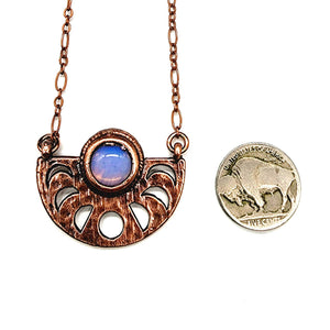 Opalite Moon Phase Necklace