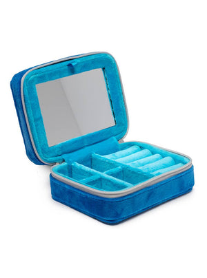Sardine Can Velvet Jewelry Case – Blue