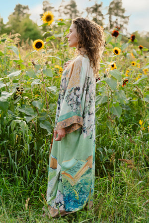 Van Gogh I Paint My Dream Opera Duster Kimono Robe