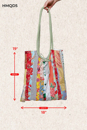 Boho Quilted patchwork Shoulder Bag