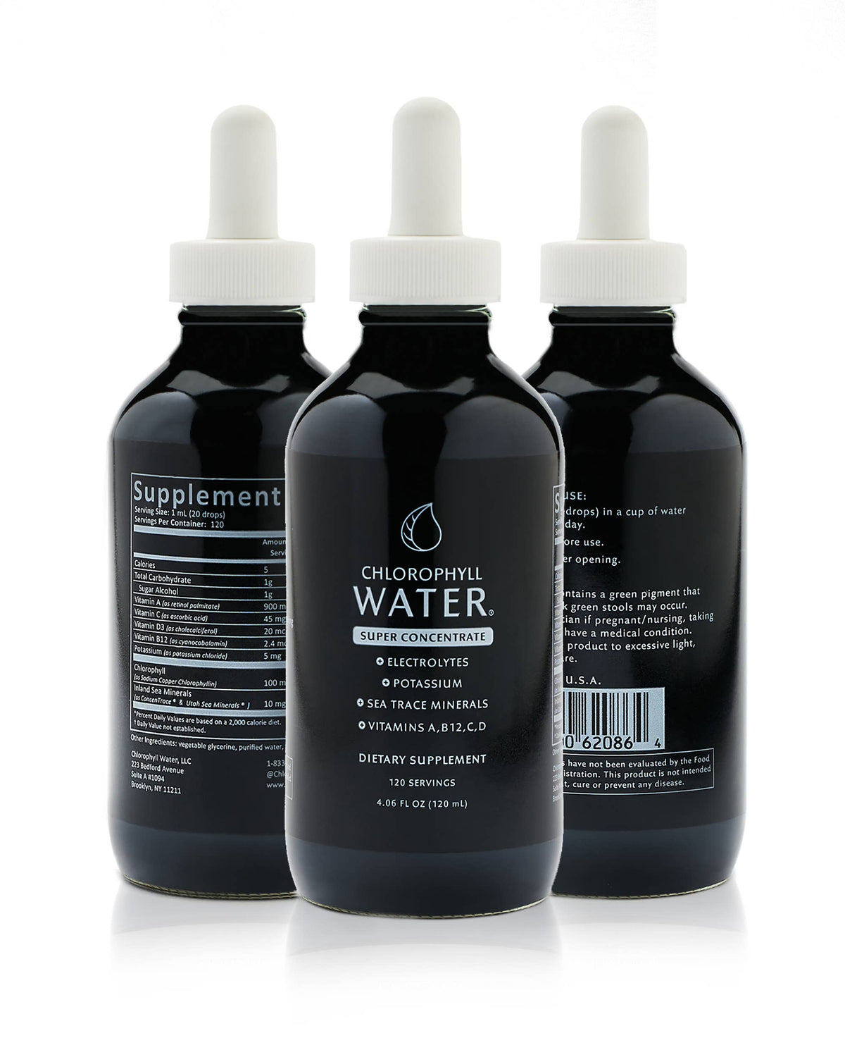 Chlorophyll Water Drops Super Concentrate, 12,000 mg, Non-GMO