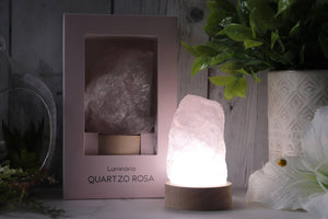Rose Quartz LED Lamp