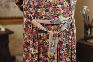 Art of Life Opera Duster Kimono Robe - Flower Palette Print