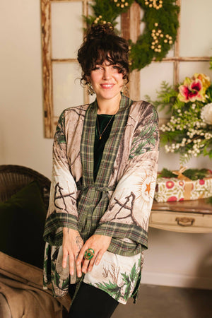 Winter Wish Christmas Matinée Duster Kimono