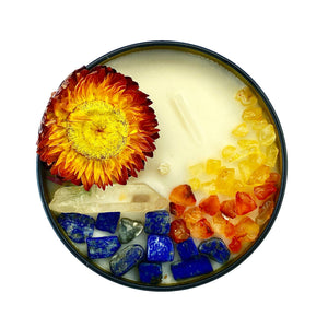 Saraswati • 8oz Soy Crystal Candle