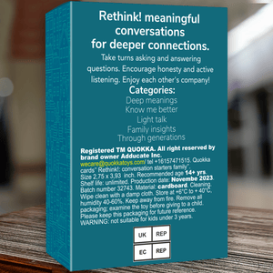 Rethink! Conversation Starters for Families 100 Cards