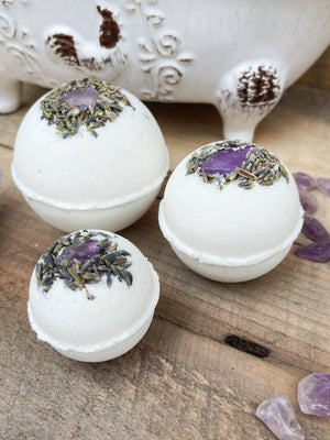 Amethyst & Lavender Bath Bomb