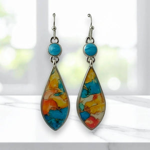 Colorful Boho Earrings, Bali Earrings