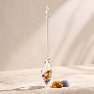 Gemstone Vial Prana – Amber, Amethyst & Chalcedony