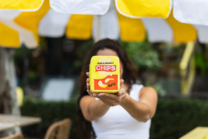 Bag of Chips Velvet Jewelry Case – Yellow