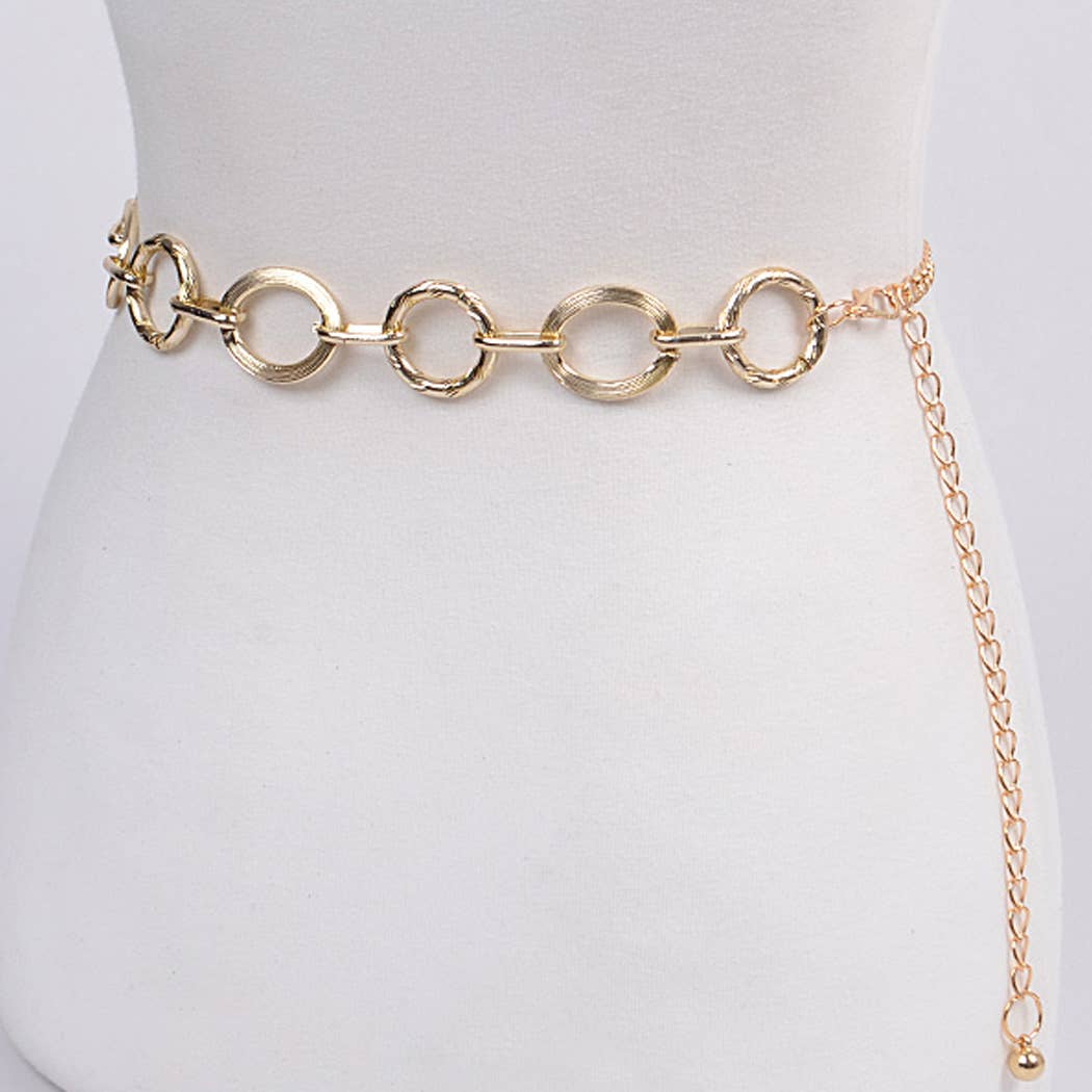 Round Chain Belt – Gold