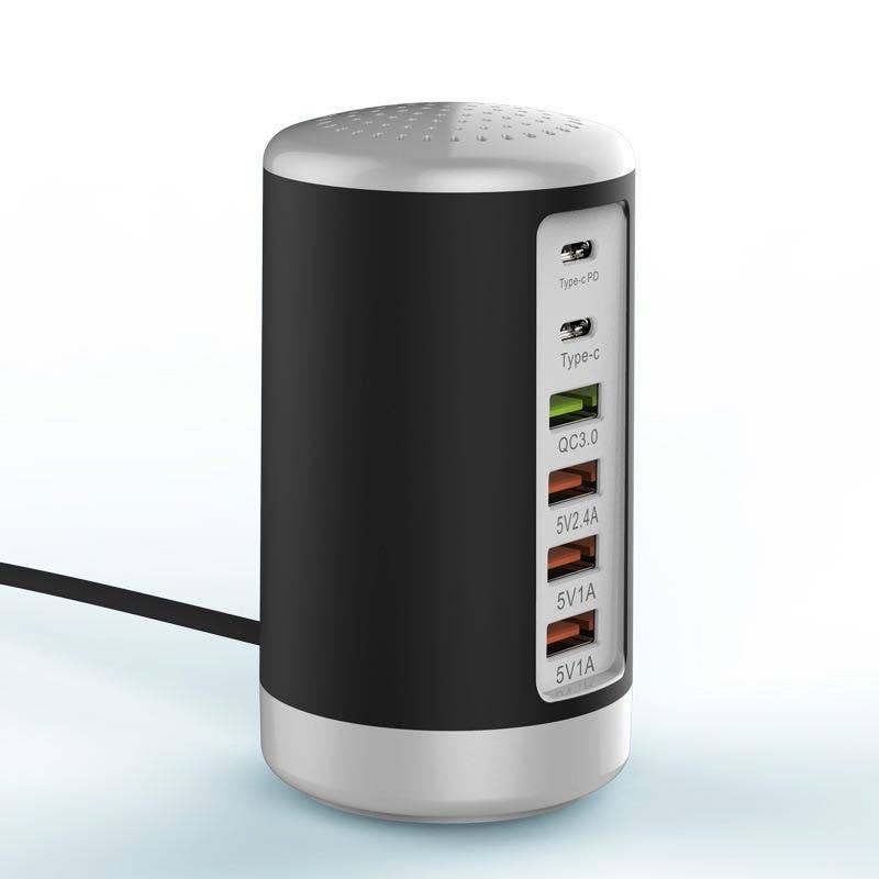 6-Port Multi Charging Station