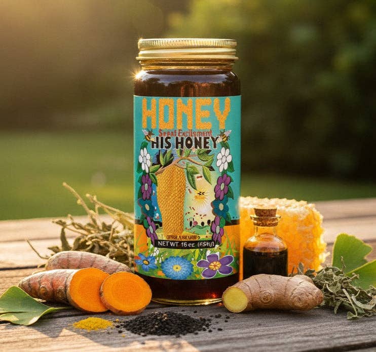 Honey Wellness Fusion - Organic Shilajit, Tongkat Ali Honey Plus, Manuka Honey blend – 16oz