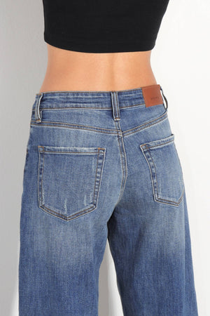 RELAXED TAPERED HIGH RISE BARREL JEANS
