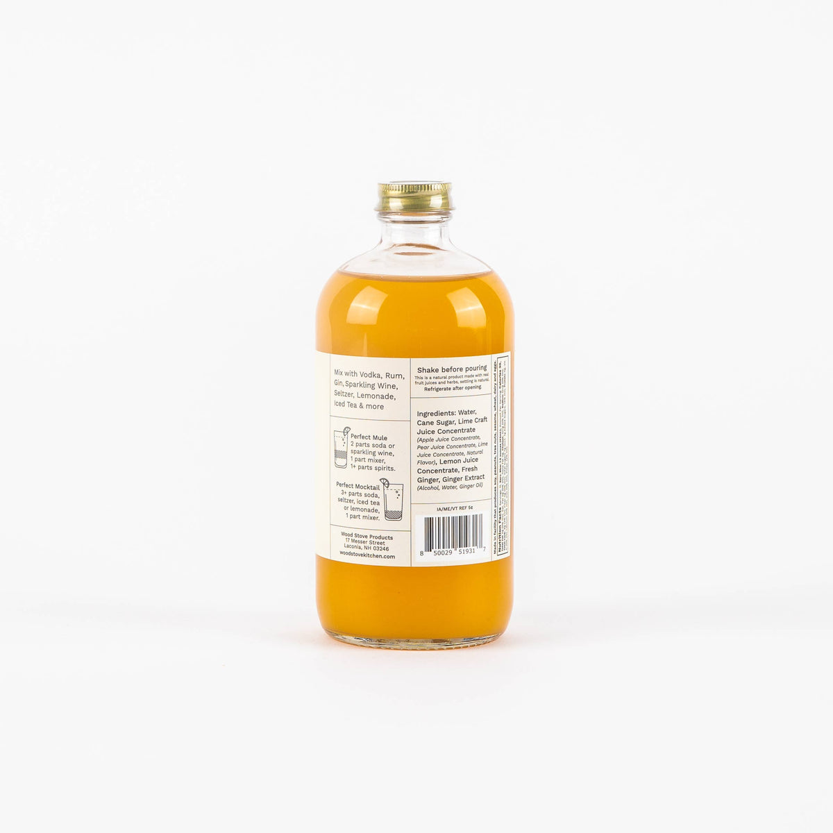 Moscow Mule Ginger & Lime Cocktail and Mocktail Mixer, 16 fl oz