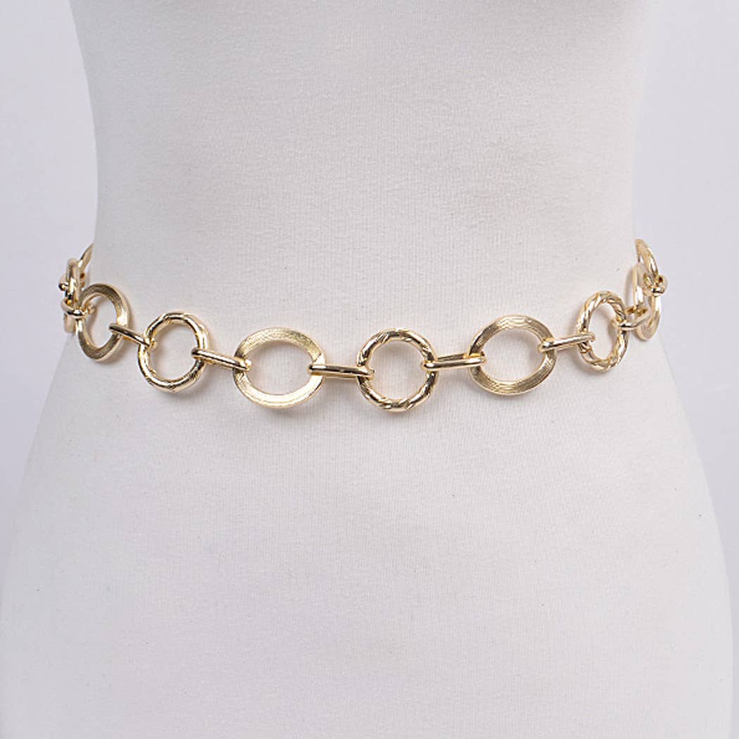 Round Chain Belt – Gold