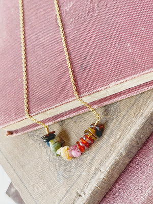 Tourmaline Chip Necklace