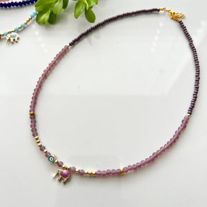 Elephant Charm Boho Necklace