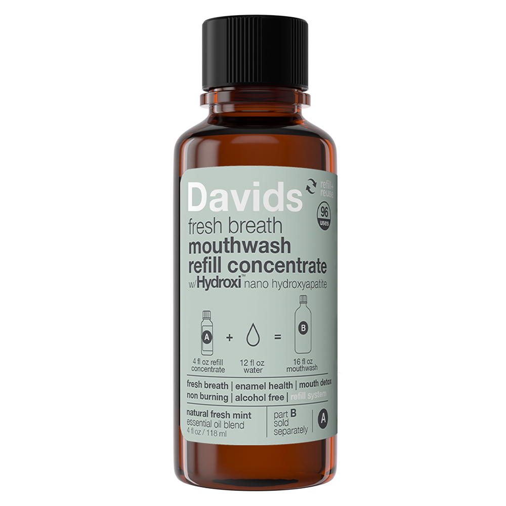 Davids Hydroxi™ Fresh Breath Mouthwash Refill Kit – Natural Fresh Mint