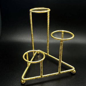 Three-Tiered Display Stand - Gold