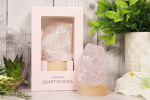 Rose Quartz LED Lamp