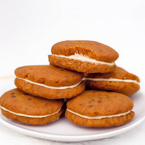 Carrot Cake Keto Cookie Sandwich