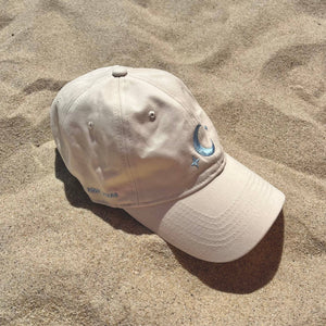 White Cotton Dad Hat - Chase Your Stars Cap