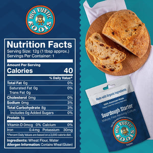 Organic Non-GMO Mature Sourdough Starter (12 g)