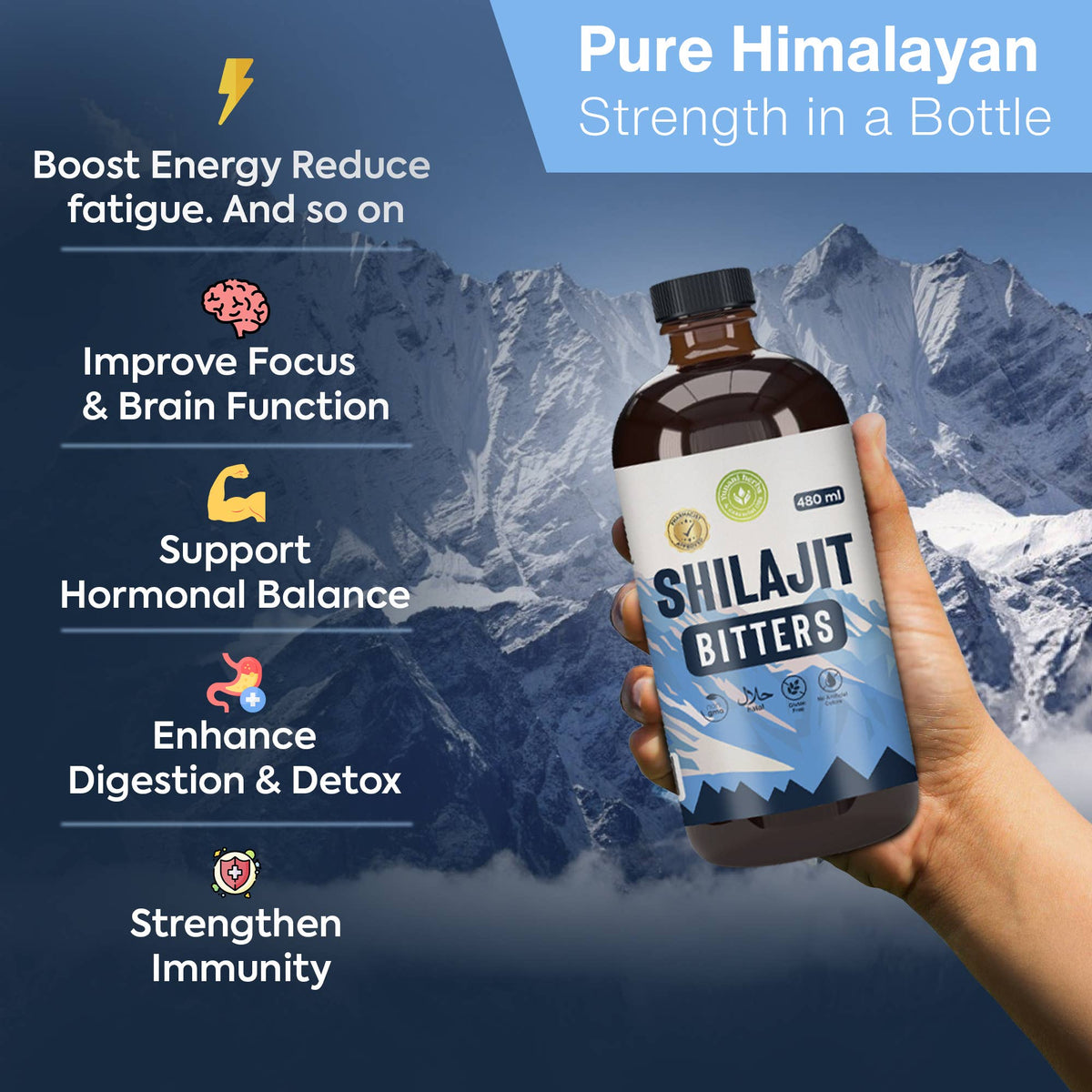 Shilajit Living Bitters