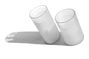 Handcrafted Upcycled Glass Tumblers, Set of 2