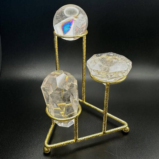 Three-Tiered Display Stand - Gold