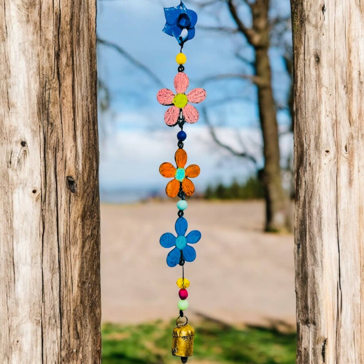 Metal Flower Wind Chime
