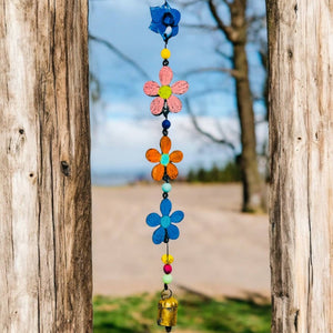Metal Flower wind chime bell ornament