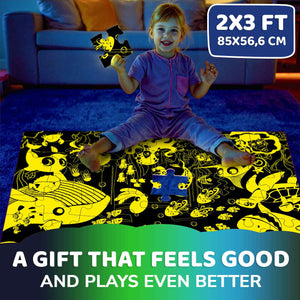 2x3 FT Giant Glow in Dark Puzzle - Ocean Joy