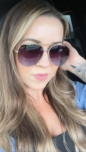 Ace Aviator Sunglasses - Hot Pink