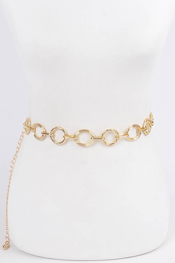 Round Chain Belt – Gold