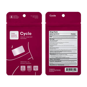 Menstrual Relief Patch with Menthol & Black Cohosh