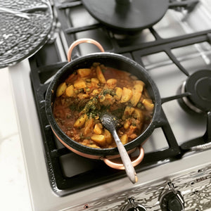 Handmade Brazilian Soapstone Pan | 2.0L / 2.1 Qt | Naturally Non-Toxic