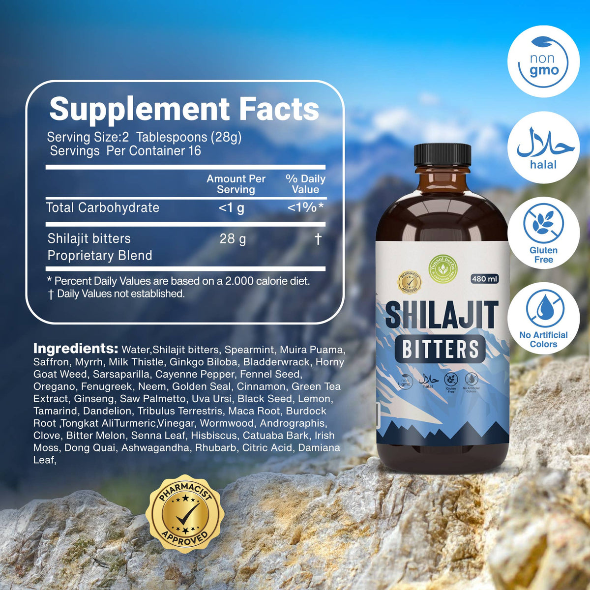 Shilajit Living Bitters