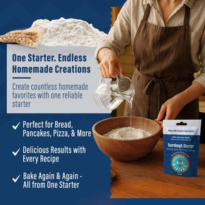 Organic Non-GMO Mature Sourdough Starter (12 g)