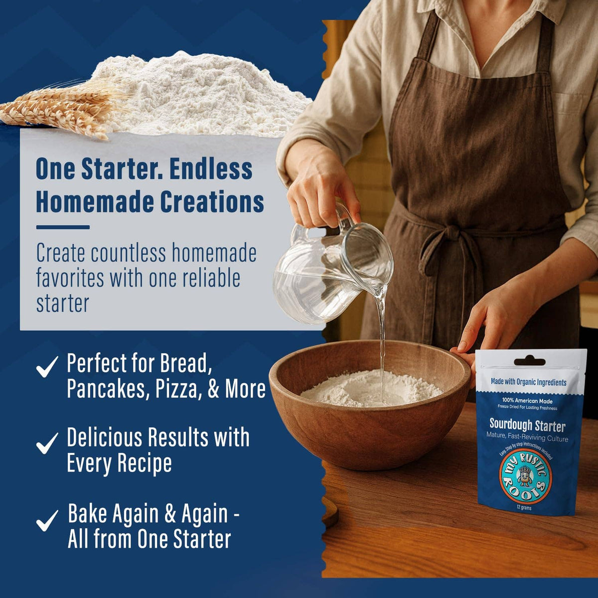 Organic Mature Sourdough Starter Culture